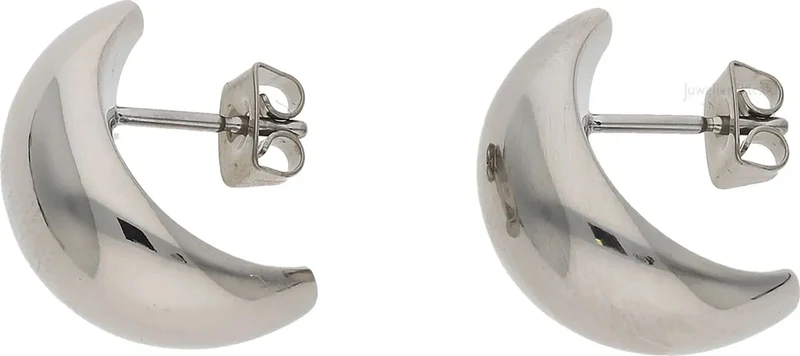 Ohrstecker aus Titan, mondförmig - Boccia Jewelry Modell: 05101-01