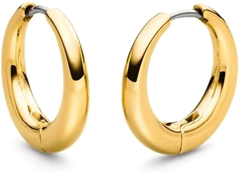 Creolen aus Titan, vergoldet - Boccia Jewelry Modell: 05100-02