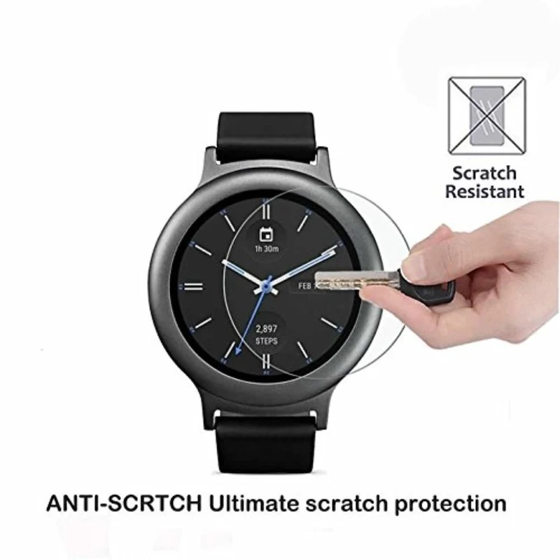 LG Watch Style Gehärtetes Glas Displayschutz