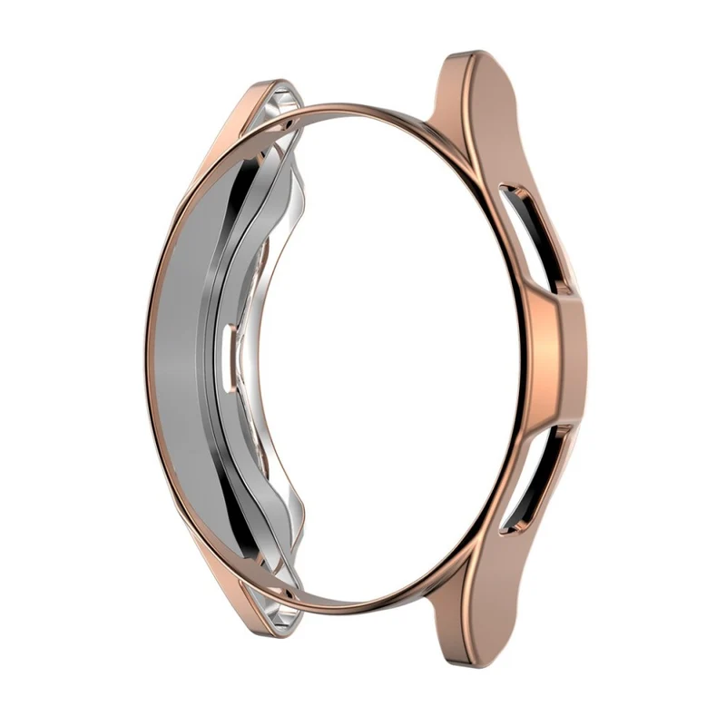 Super Modisch Samsung Galaxy Watch 4 Classic (46mm) Hülle mit Displayschutz in Silikon / TPU und Gehärtetes Glas