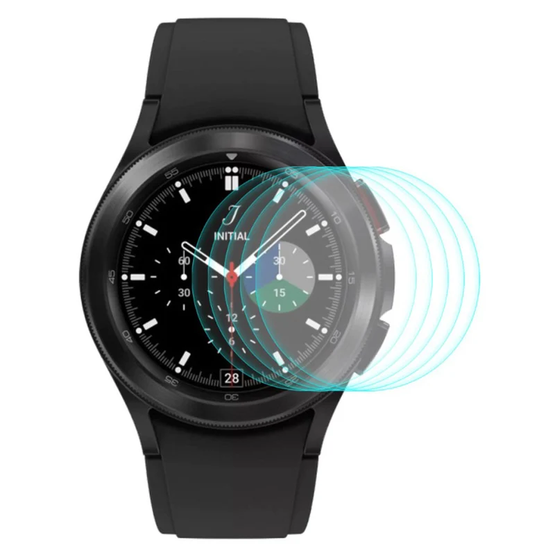 5stück Samsung Galaxy Watch 4 Classic (46mm) Gehärtetes Glas Displayschutz
