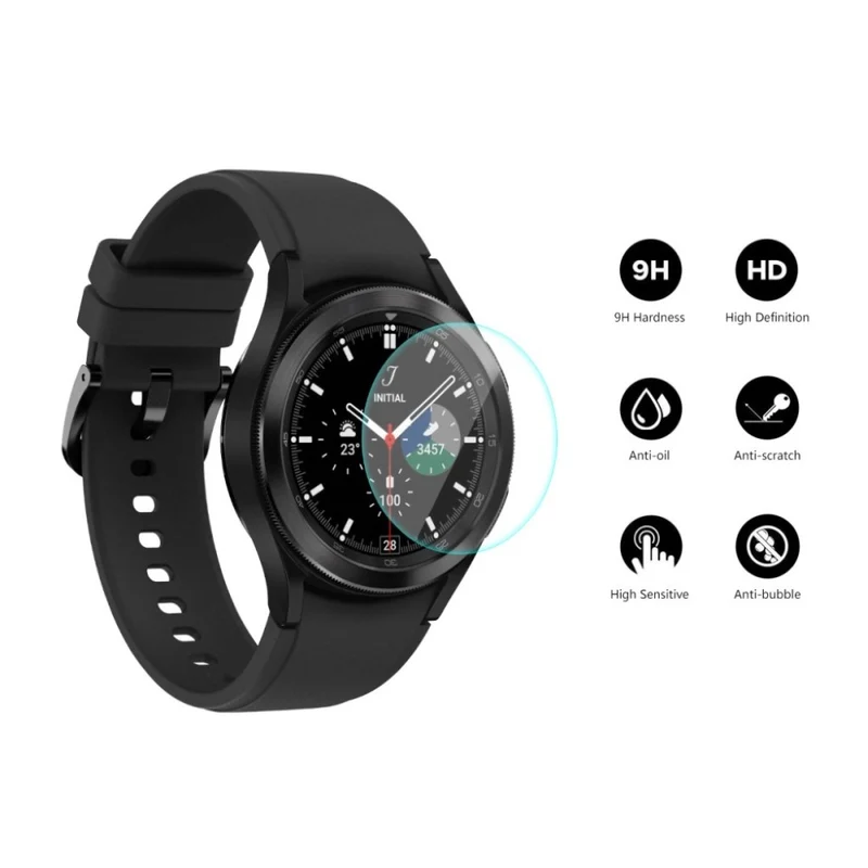 5stück Samsung Galaxy Watch 4 Classic (46mm) Gehärtetes Glas Displayschutz