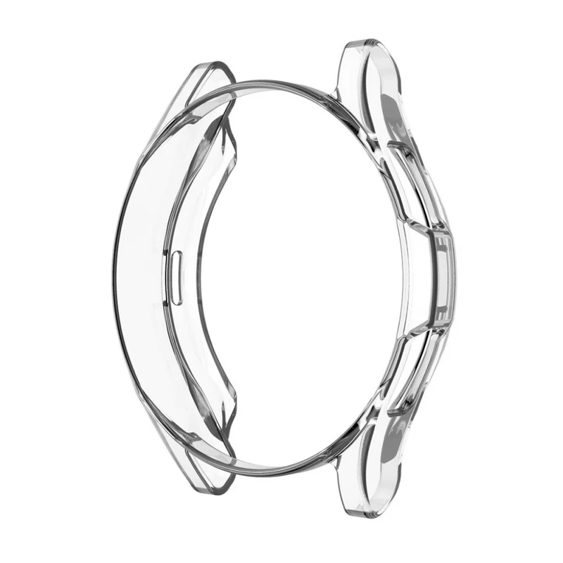 Supersauber Samsung Galaxy Watch 4 Classic (46mm) Hülle mit Displayschutz in Silikon / TPU und Gehärtetes Glas