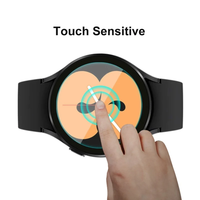 Supersauber Samsung Galaxy Watch 4 Classic (46mm) Hülle mit Displayschutz in Silikon / TPU und Gehärtetes Glas