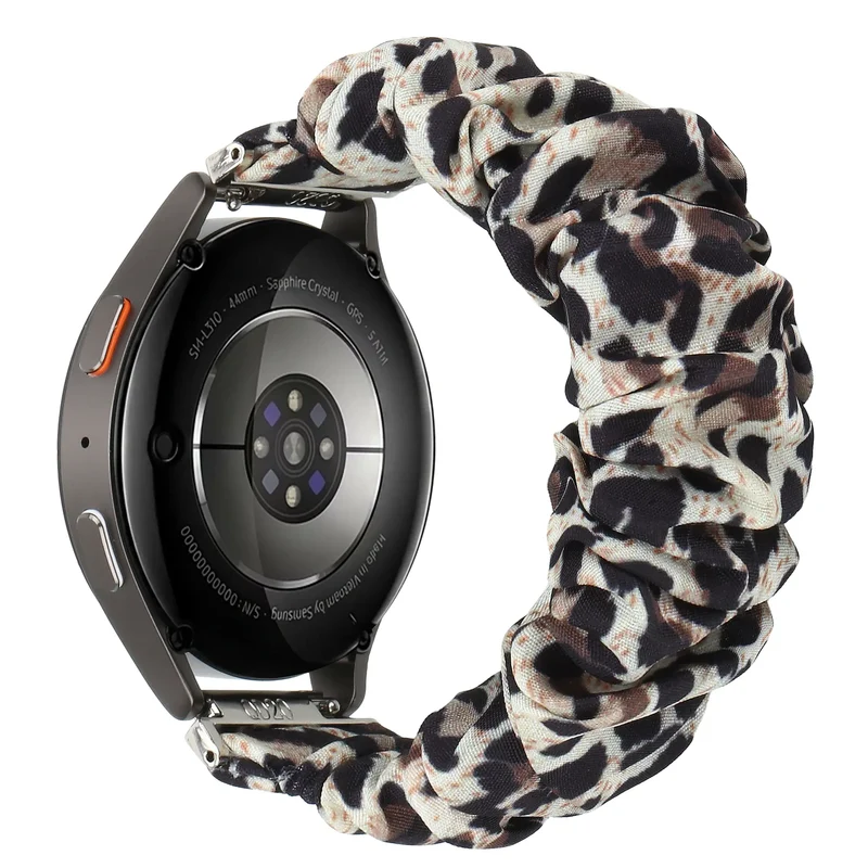 Samsung Galaxy Watch 4 - 40mm Scrunchie Armband (Leopbard)