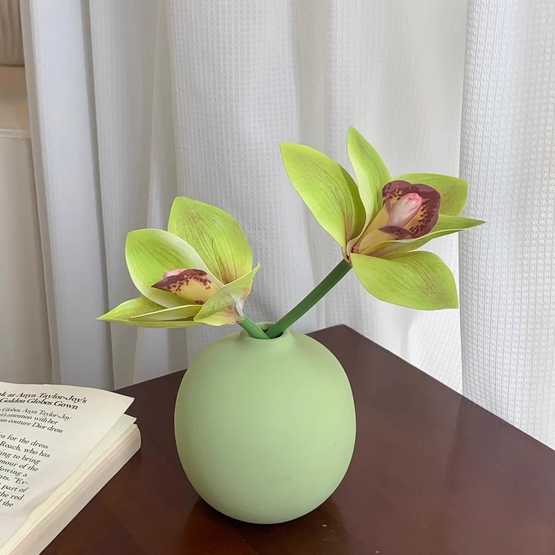Elegante Orchidee Dekorative Pflanzenkübel