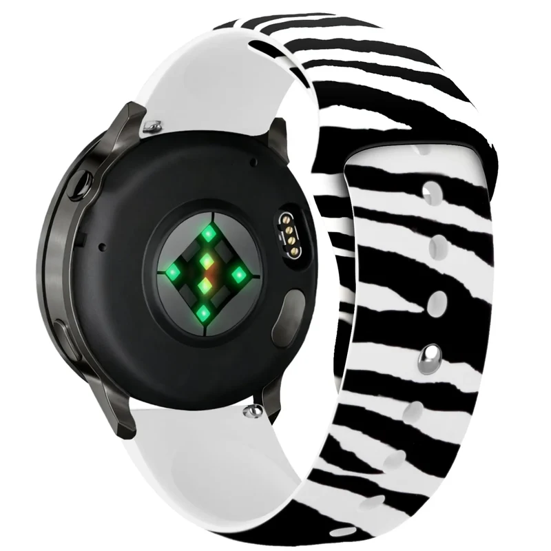 Garmin Venu SQ Silikonarmband mit Print (Wild Zebra)