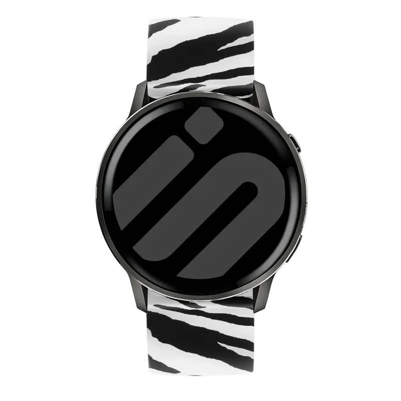 Garmin Venu SQ Silikonarmband mit Print (Wild Zebra)