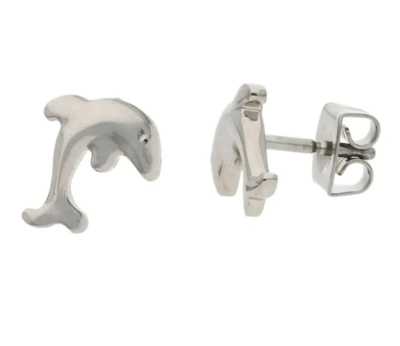 Ohrstecker aus Titan, Delphin - Boccia Jewelry Modell: 05090-01