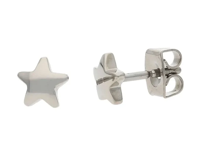 Ohrstecker aus Titan, Stern - Boccia Jewelry Modell: 05093-01