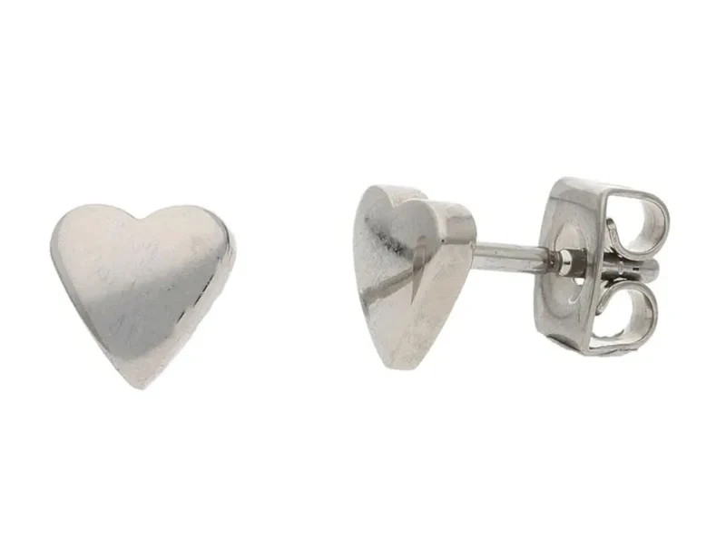 Ohrstecker aus Titan, Herz - Boccia Jewelry Modell: 05092-01