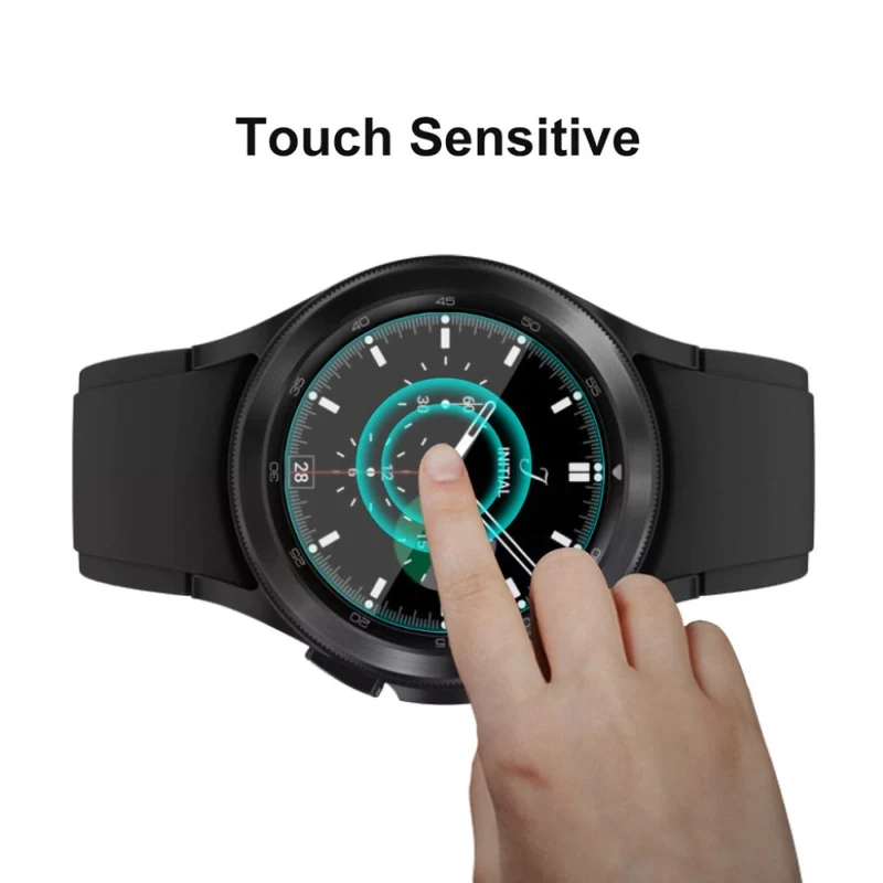 2stück Samsung Galaxy Watch 4 Classic (42mm) Gehärtetes Glas Displayschutz