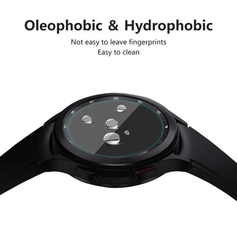 2stück Samsung Galaxy Watch 4 Classic (42mm) Gehärtetes Glas Displayschutz
