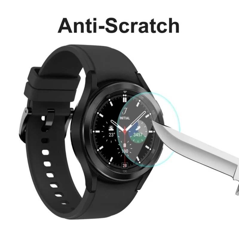 5stück Samsung Galaxy Watch 4 Classic (42mm) Gehärtetes Glas HD Displayschutz