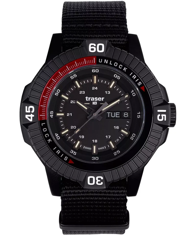 Traser P99 111462 Herrenuhr • H3-Tritium • Swiss Made