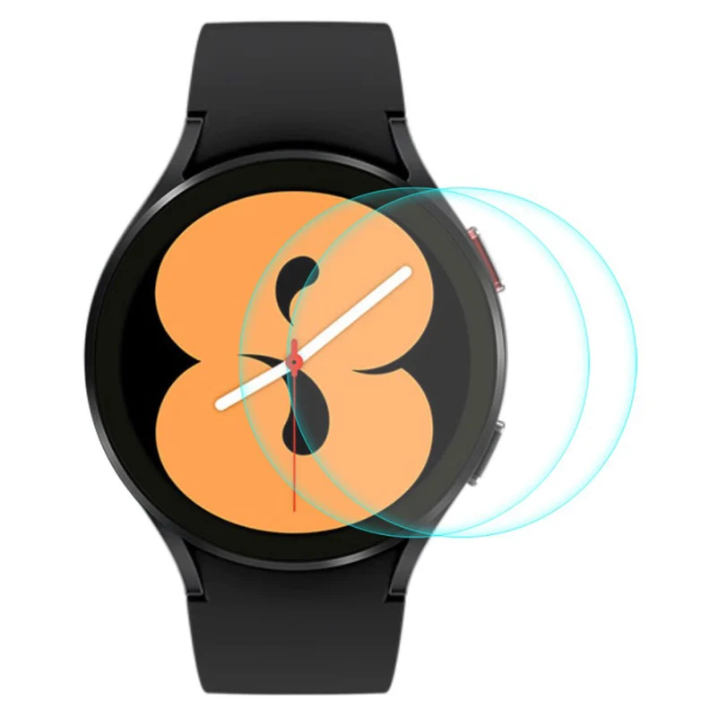 2stück Samsung Galaxy Watch 4 (44mm) Gehärtetes Glas Displayschutz