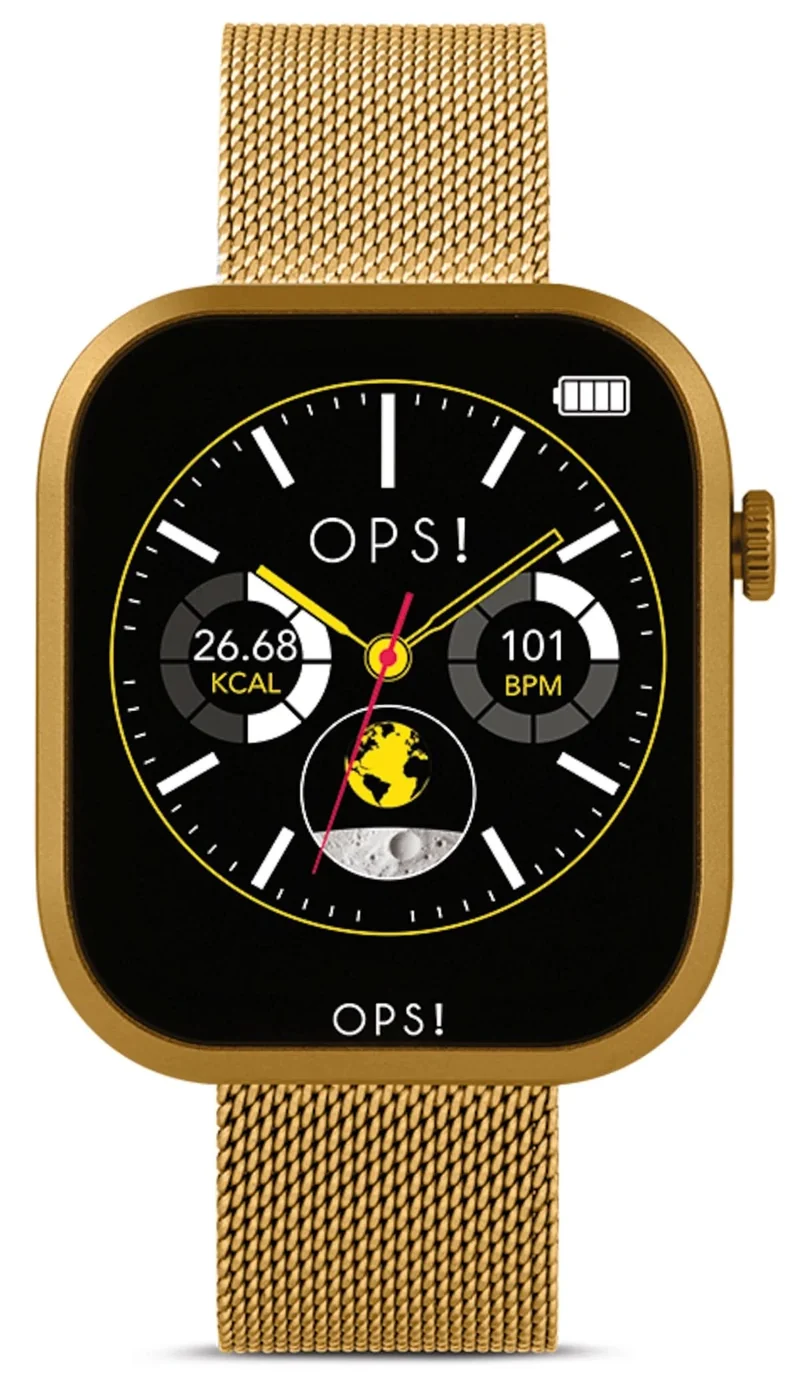 OPS! SMART CALL PRO OPSSW-61 Unisex-Smartwatch • Pop-Design • Call & Fitness