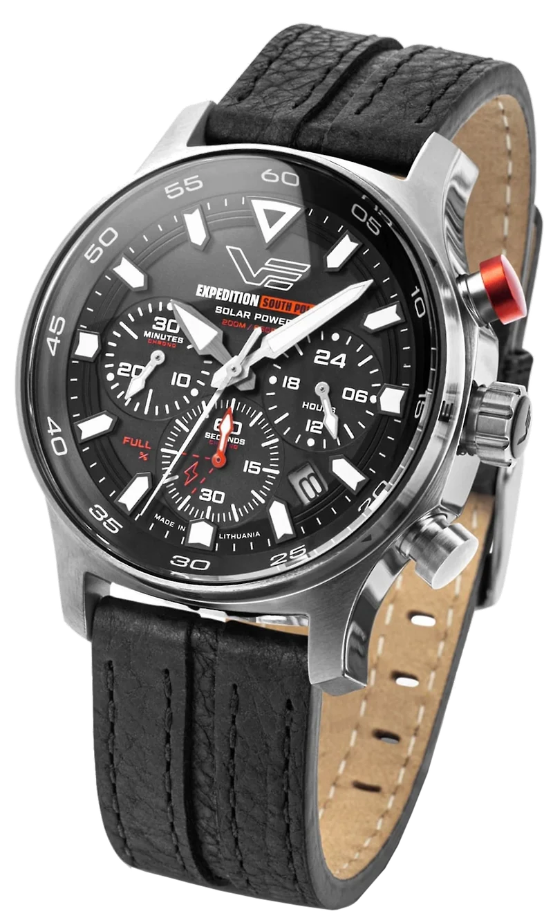 Vostok Europe Expedition South Pole VR42-592A761L Herrenuhr • Solarantrieb • 20 ATM