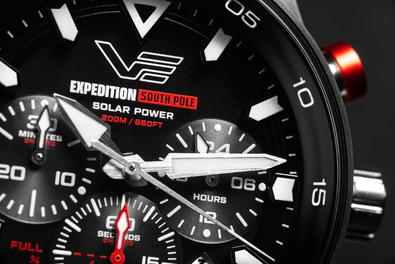 Vostok Europe Expedition South Pole VR42-592A761L Herrenuhr • Solarantrieb • 20 ATM