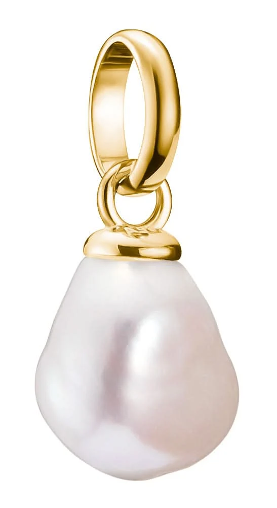 Thomas Sabo Charm-Anhänger Süßwasserzuchtperle Connect vergoldet