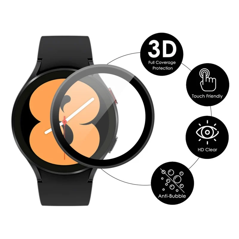 2stück Samsung Galaxy Watch 4 (40mm) Gehärtetes Glas Displayschutz