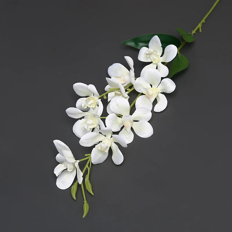 Elegante Faux-Orchideenstängel für die Heimdekoration