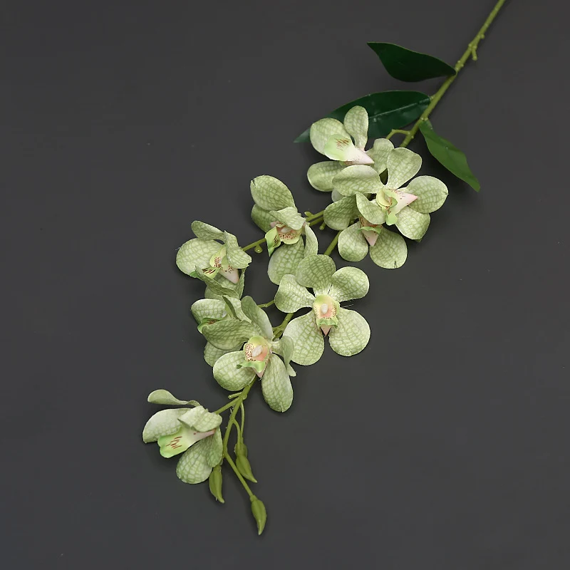 Elegante Faux-Orchideenstängel für die Heimdekoration