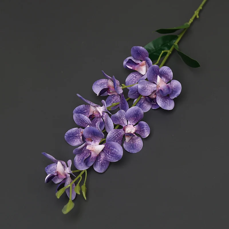 Elegante Faux-Orchideenstängel für die Heimdekoration