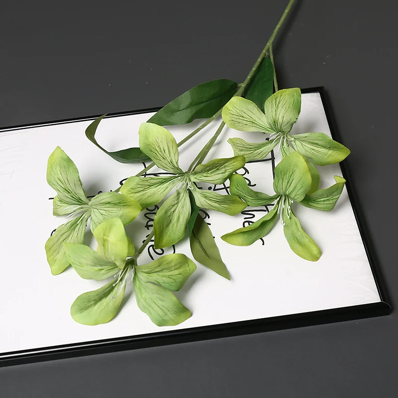 Elegante Kunstorchideen Blütenstiele