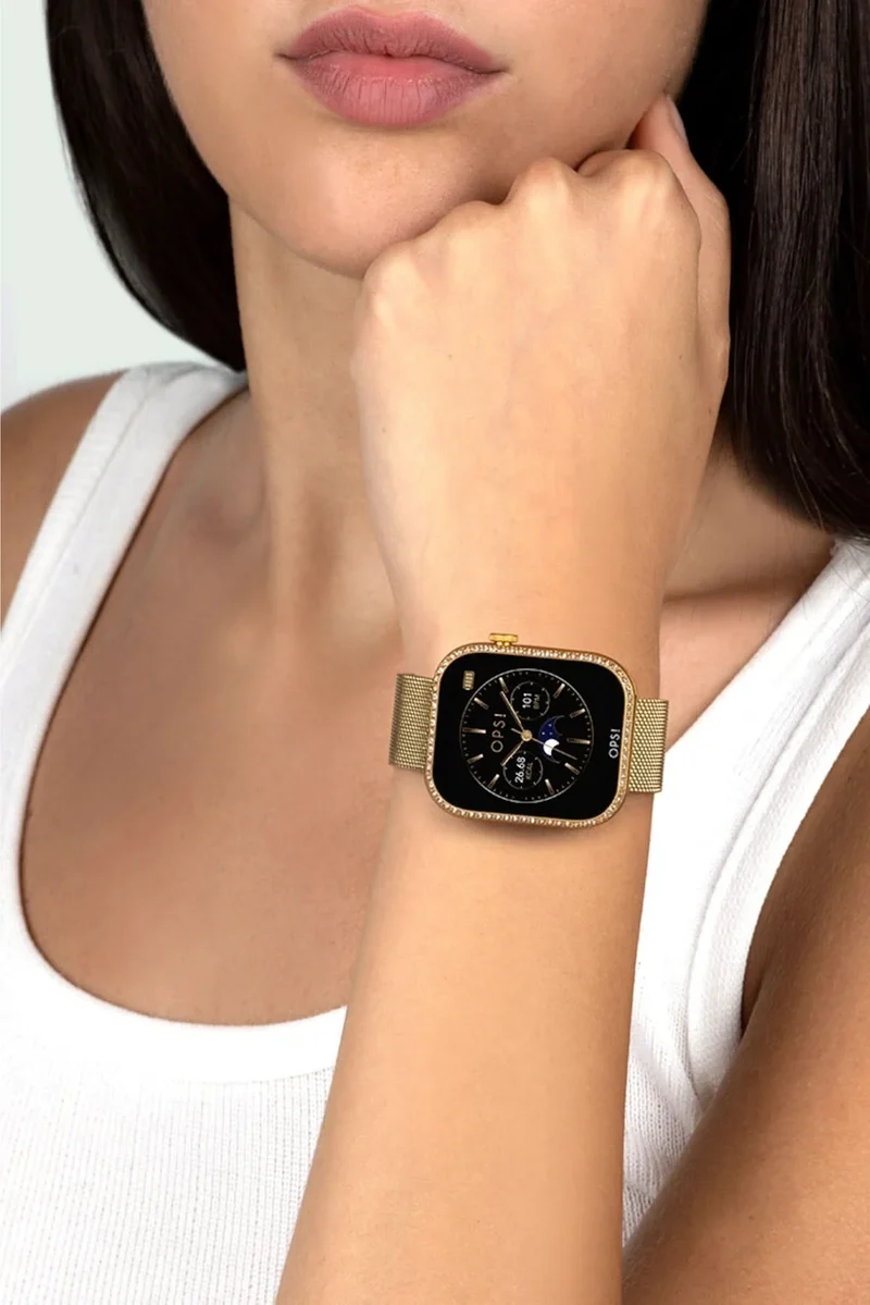 OPS! SMART Call Max OPSSW-65 Unisex-Smartwatch • Italienisches Design • Call- & Fitnessfunktionen