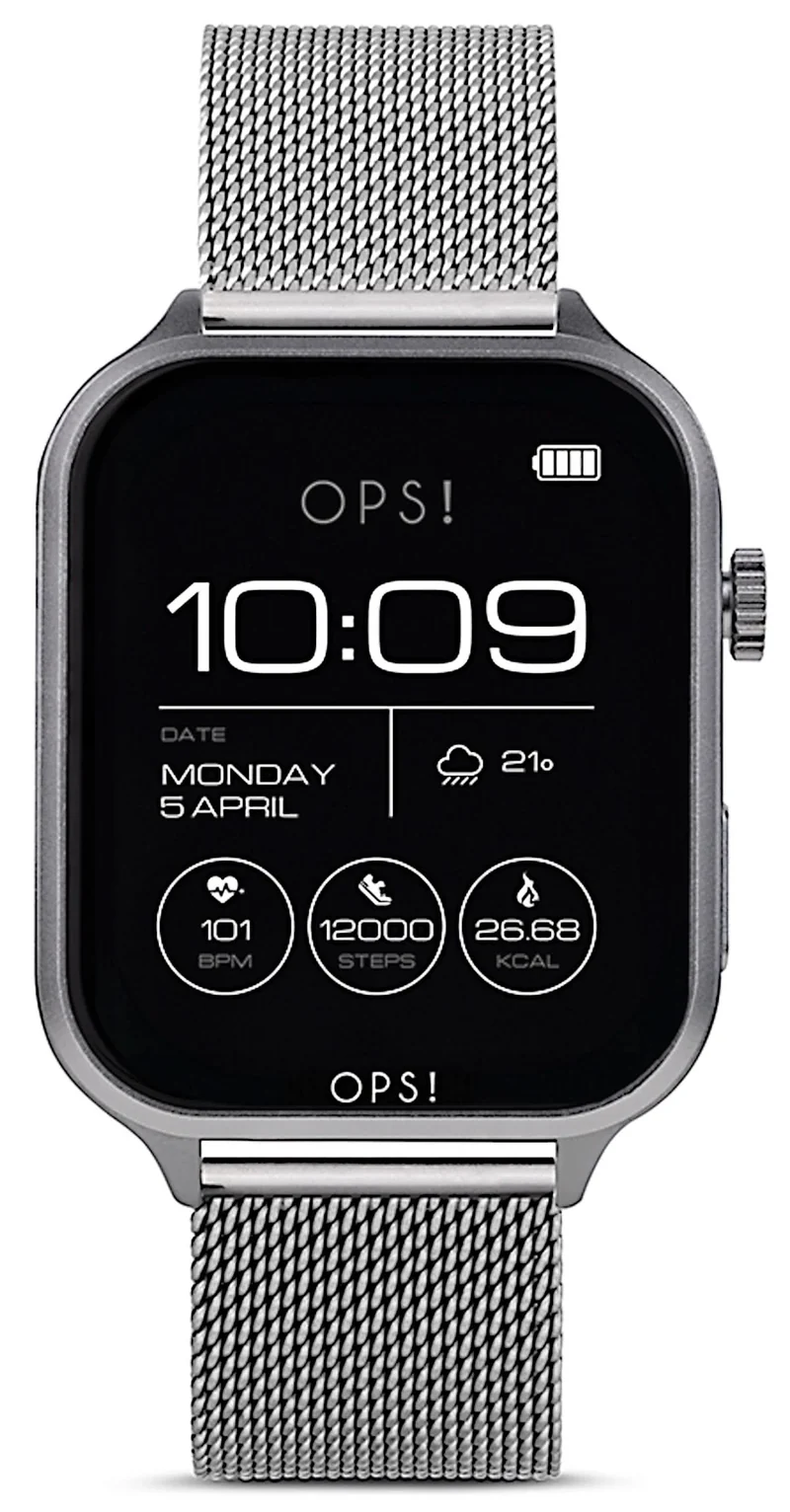 OPS! SMART Call Max OPSSW-44 Unisex-Smartwatch • Amoled Display • Telefonfunktion
