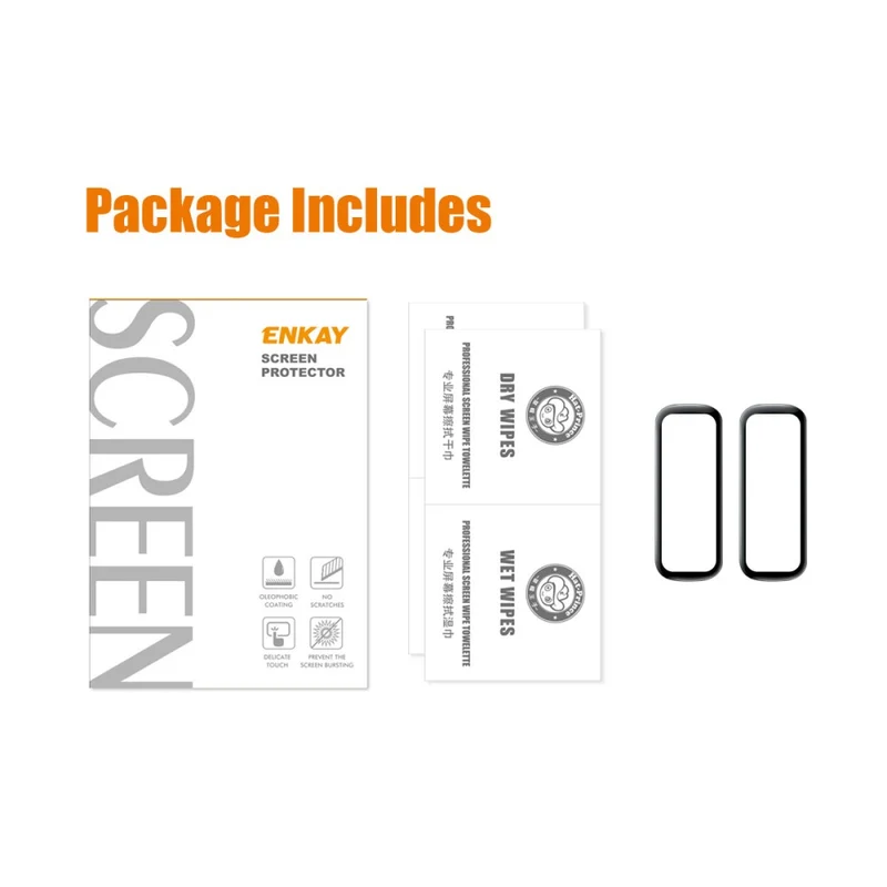 2stück Samsung Galaxy Fit 2 Silikon / TPU Displayschutz