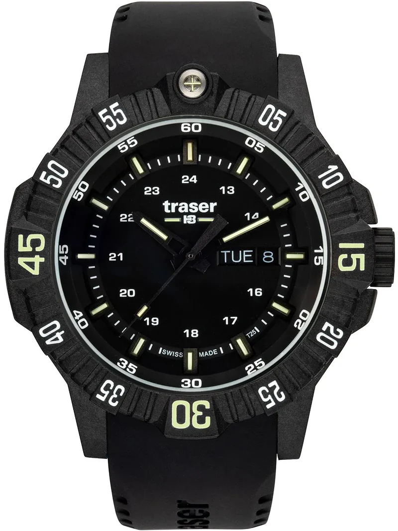 Traser P99 Q Tactical Black 110722 Herrenuhr • Trigalight • Swiss Made