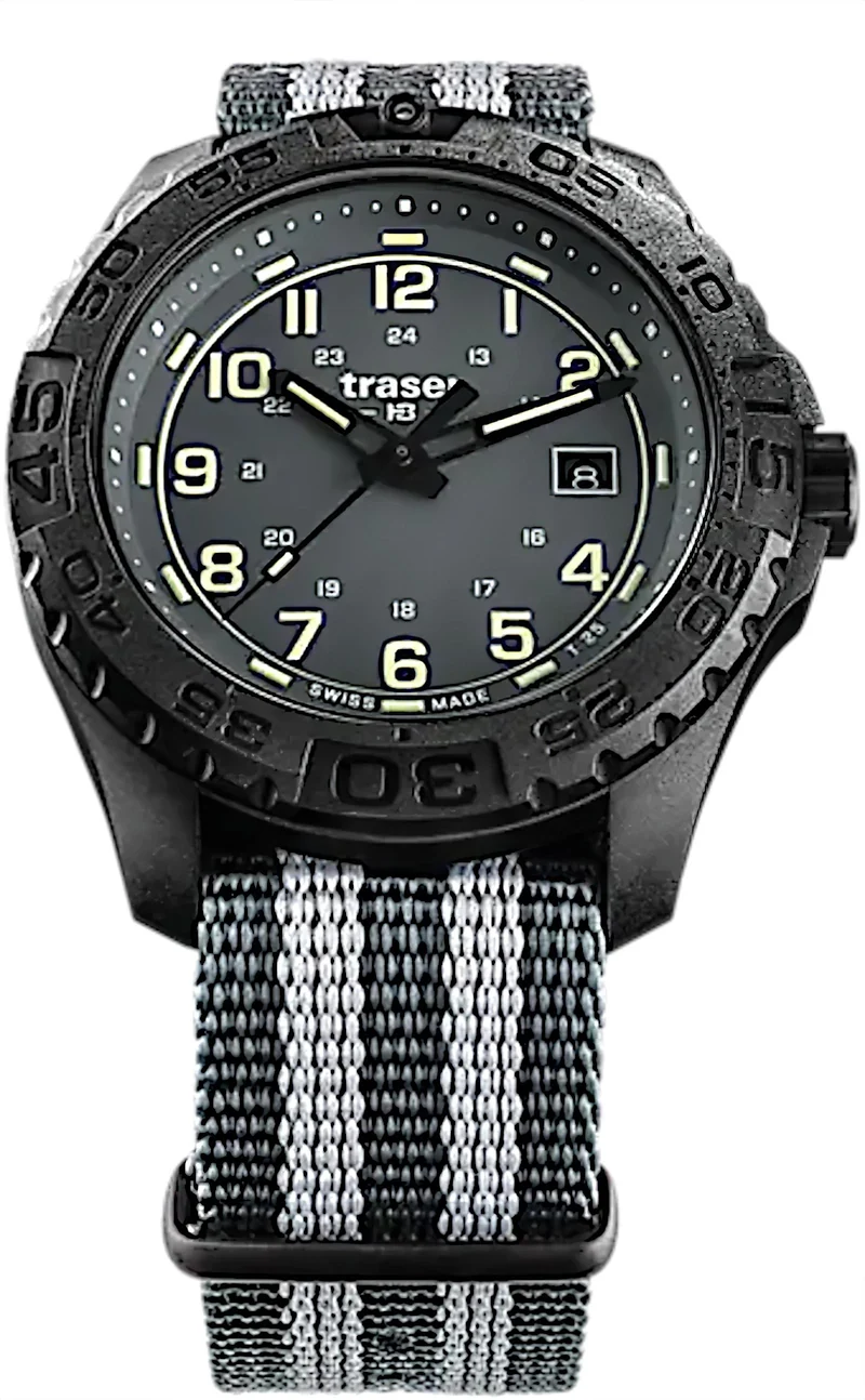 Traser P96 OdP Evolution 109037 Herrenuhr • Trigalight H3 • Swiss Made