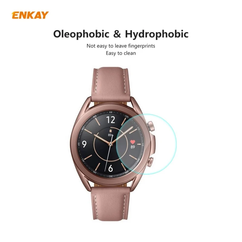 2stück Samsung Galaxy Watch 3 (41mm) Gehärtetes Glas Displayschutz