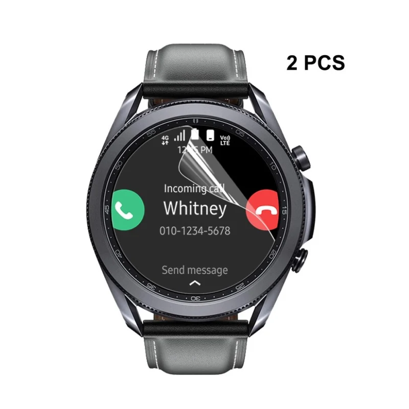 2stück Samsung Galaxy Watch 3 (45mm) Plastik HD Displayschutz