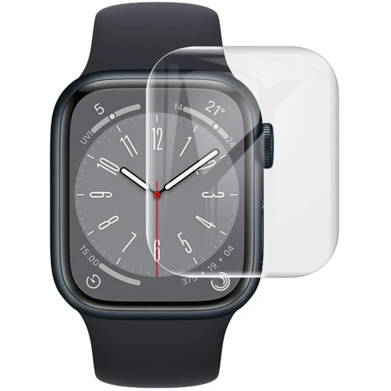 2stück Apple Watch Series 8 (41mm) / Apple Watch Series 7 41mm Silikon / TPU Universell Displayschutz