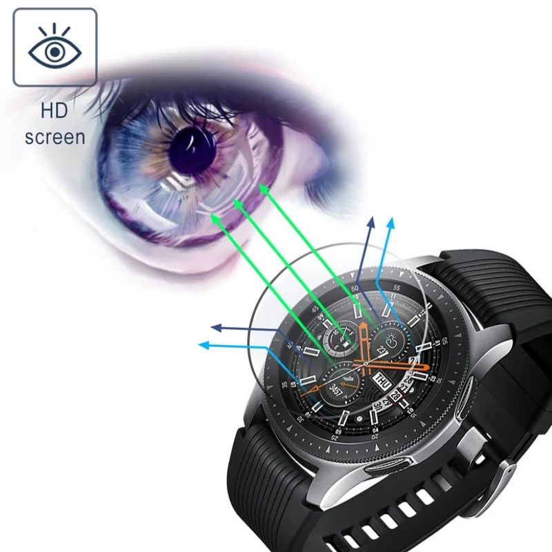 3stück Samsung Galaxy Watch (42mm) Gehärtetes Glas Displayschutz