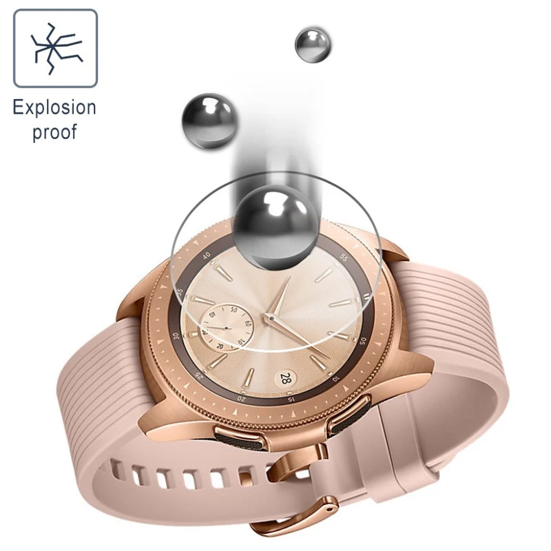 3stück Samsung Galaxy Watch (42mm) Gehärtetes Glas Displayschutz