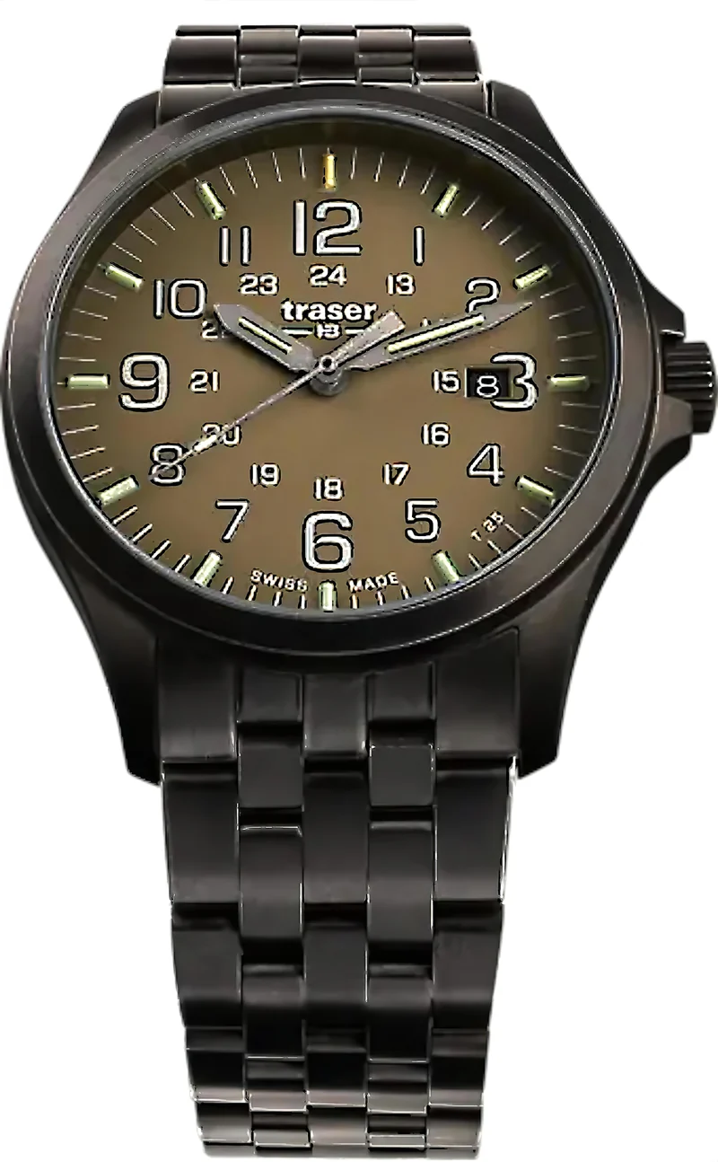 Traser P67 108738 Herrenuhr • Trigalight • Swiss Made