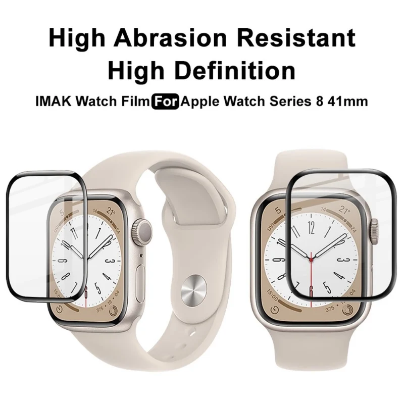 Apple Watch Series 8 (41mm) / Apple Watch Series 7 41mm Plastik HD Universell Displayschutz