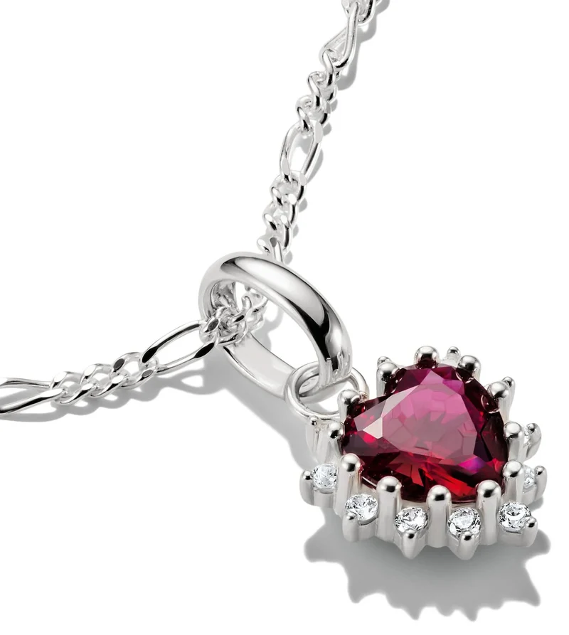 Thomas Sabo Charm-Anhänger True Romance rotes Herz Connect Silber