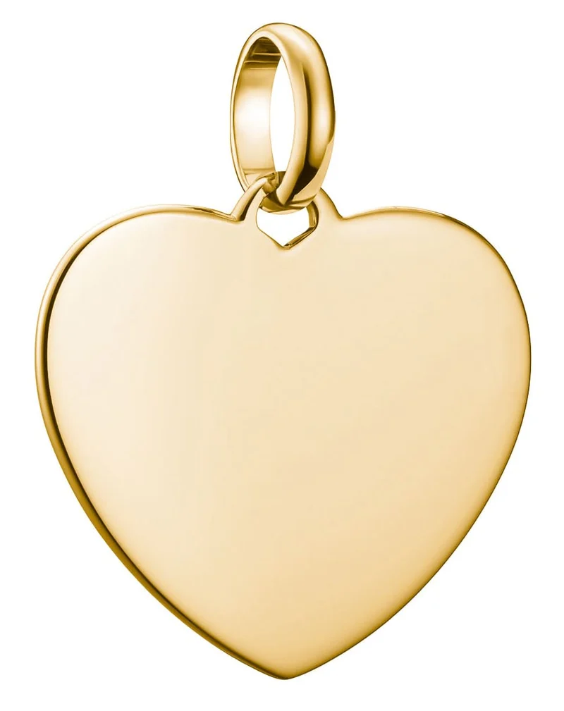 Thomas Sabo Charm-Anhänger Herz groß Connect vergoldet
