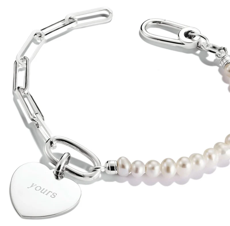 Thomas Sabo Charm-Anhänger Herz groß Connect Silber
