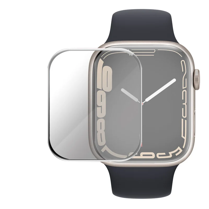 Apple Watch Series 7 45mm Gehärtetes Glas Displayschutz