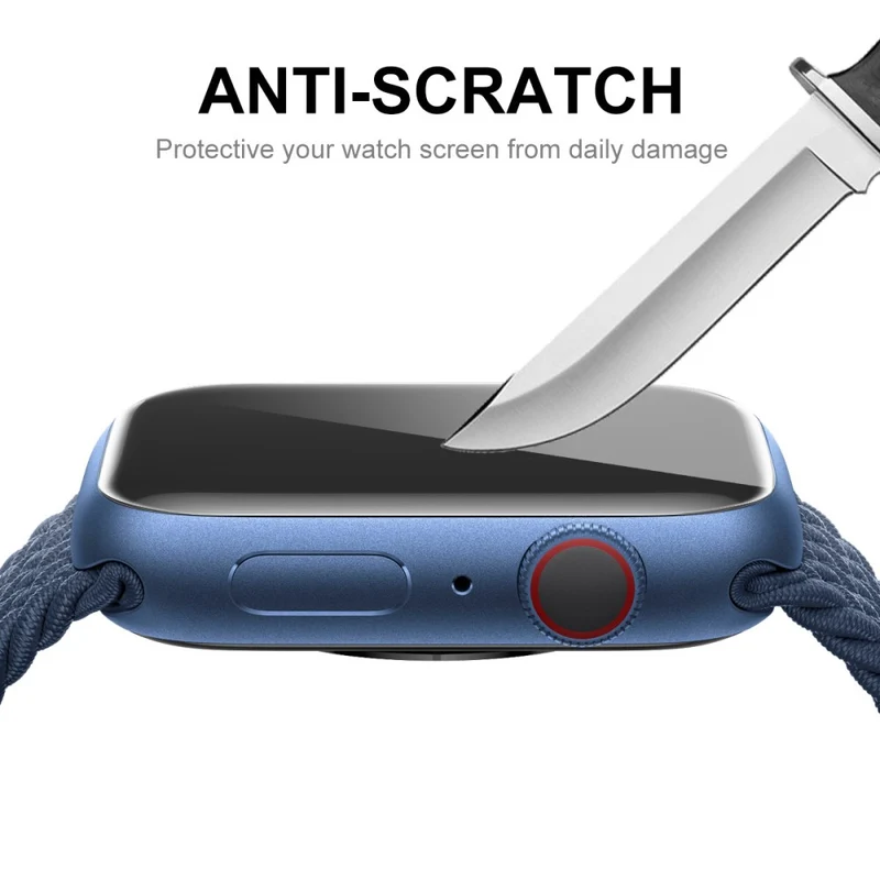 Apple Watch Series 7 45mm Gehärtetes Glas Displayschutz