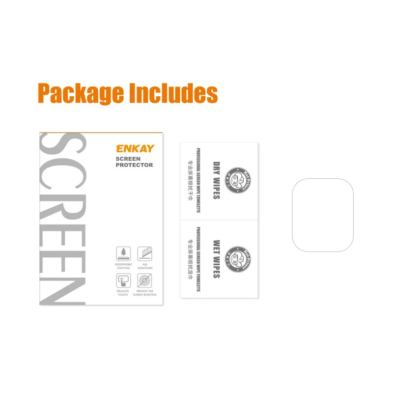 Apple Watch Series 7 45mm Plastik 3D Gekrümmt Displayschutz