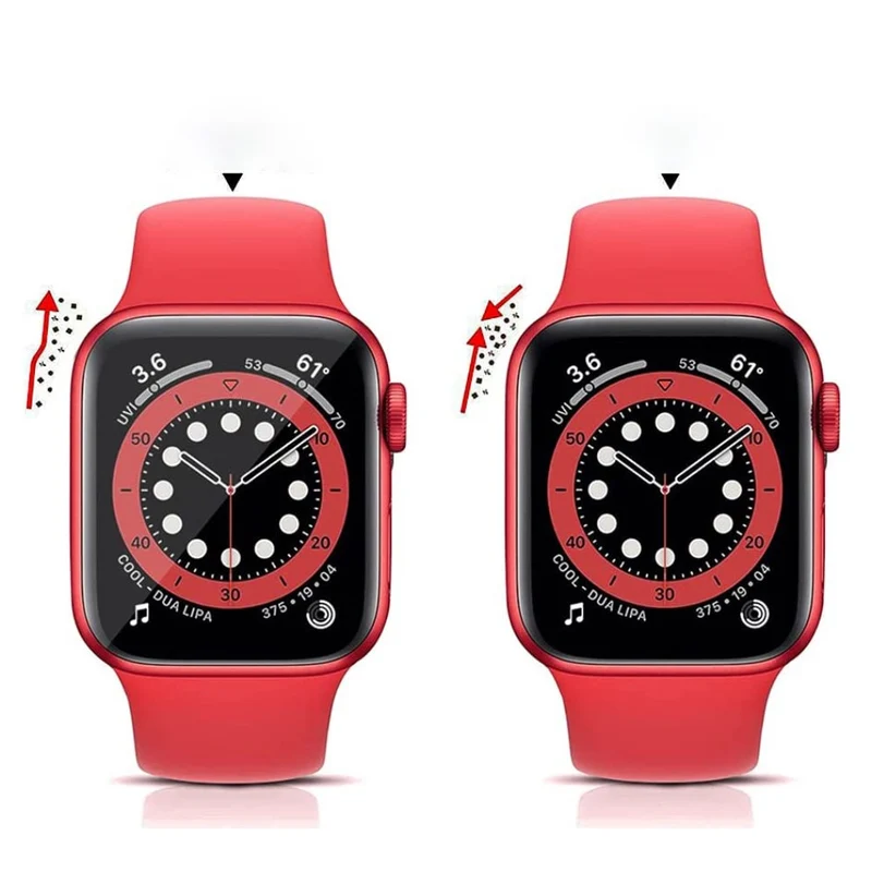 Apple Watch Series 7 41mm Gehärtetes Glas Displayschutz