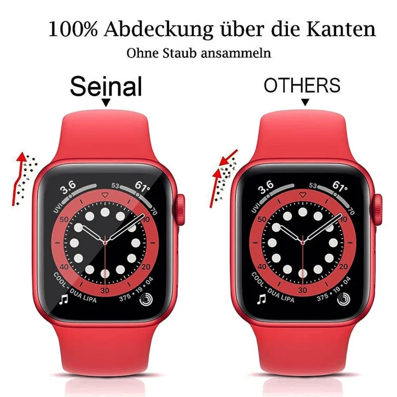 Apple Watch Series 7 41mm Gehärtetes Glas HD Displayschutz