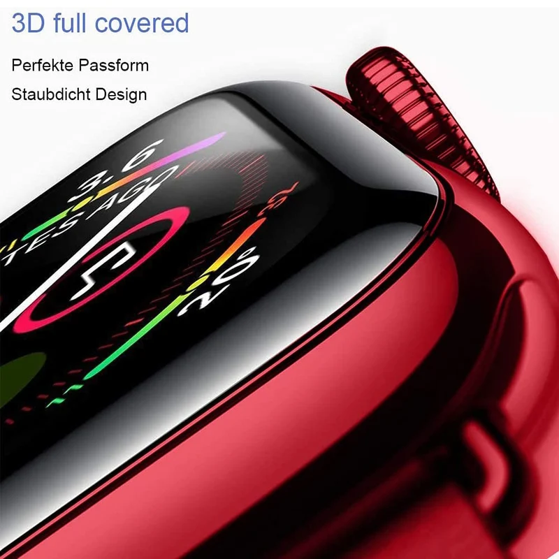 Apple Watch Series 7 41mm Gehärtetes Glas HD Displayschutz